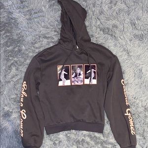Women’s Grey and Pink H&M Selena Gomez Hoodie